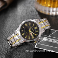 Relógios de quartzo de negócios masculinos clássicos à prova d&#39;água